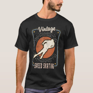 T-shirt Patinage de vitesse Vintage Retro Classic Sport Lo