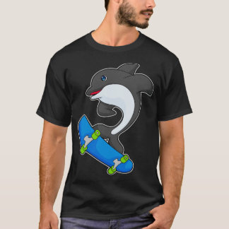 T-shirt Patinage en dauphin