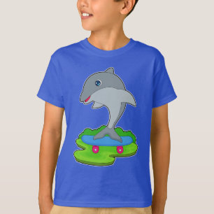 T-shirt Patinage en dauphin