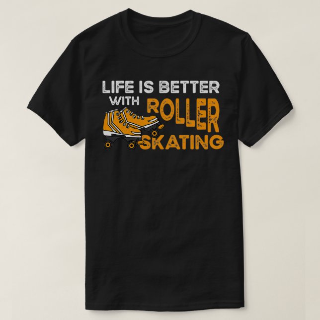 T-shirt Patinage en ligne Roller Chaussures Rollerblades 2 (Design devant)