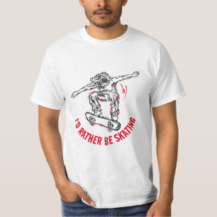 T-shirt Patinage En Milieu Air, Plutôt Patinage