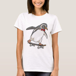 T-shirt Patinage en pingouin