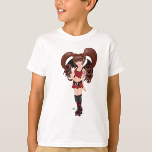 T-shirt Patinage féerique d'Anime de Derby de rouleau