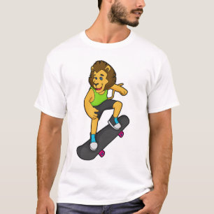 T-shirt Patinage Lion