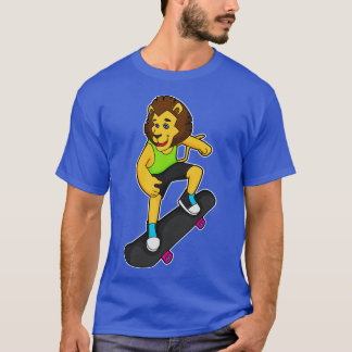 T-shirt Patinage Lion Skateboard 1