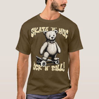 T-shirt Patinage N Hug Rock N Roll