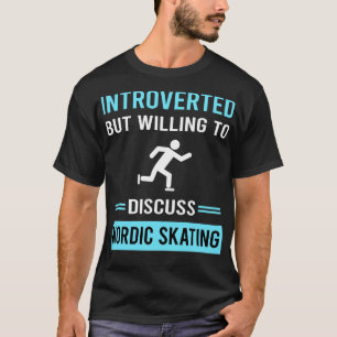 T-shirt Patinage nordique présenté