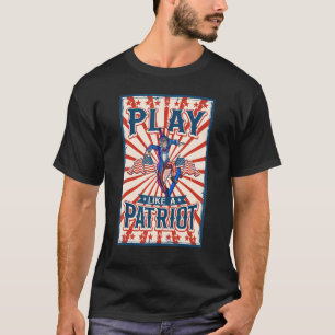 T-shirt Patinage Oncle Sam 4 juillet Garçons Enfants Ameri