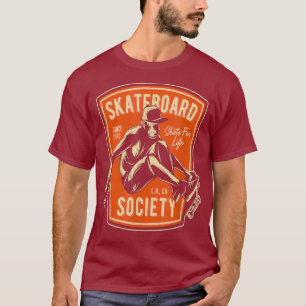 T-shirt Patinage pour la vie 1983 T Chemises pour hommes C