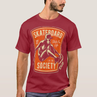 T-shirt Patinage pour la vie 1983 T Chemises pour hommes C