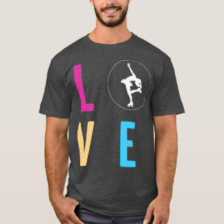 T-shirt Patinage sur glace Danse Figure Amour meilleur Com