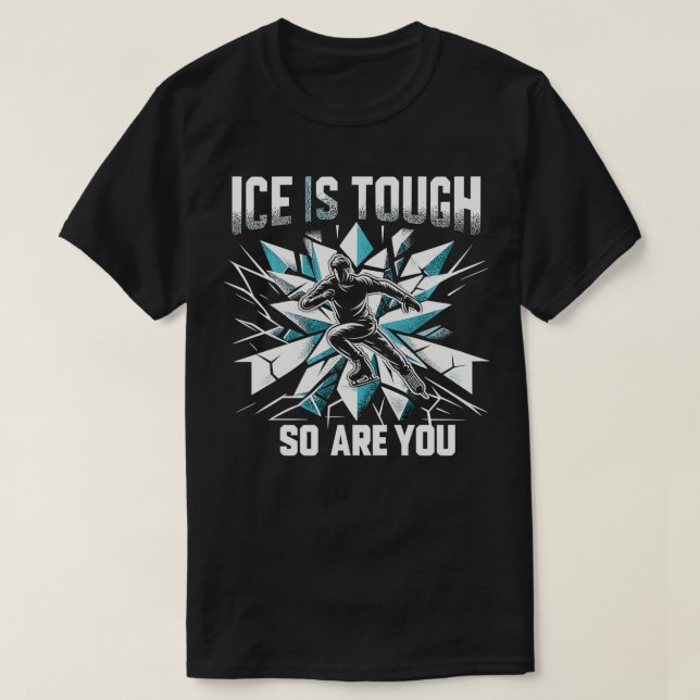 T-shirt Patinage sur glace Patinage artistique vitesse pat (Design devant)