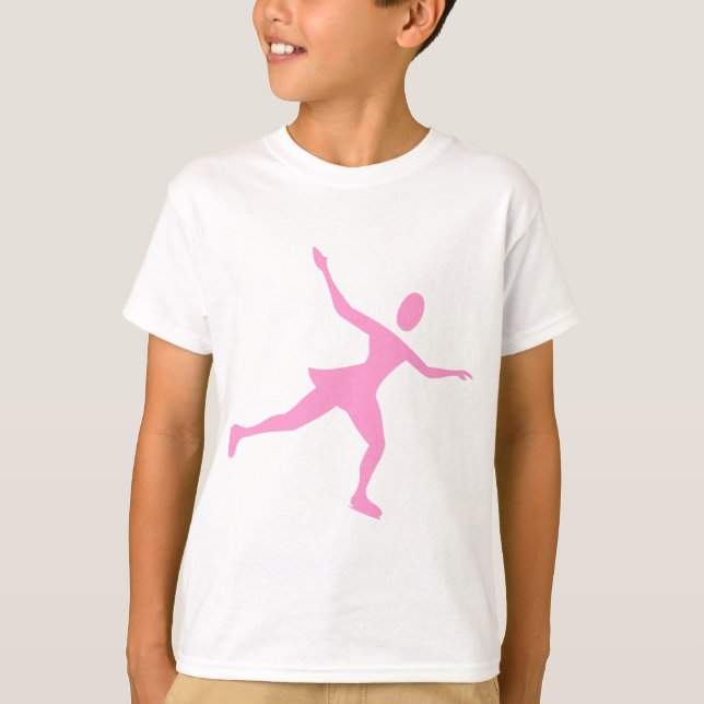 T-shirt Patinage sur glace - rose (Devant)