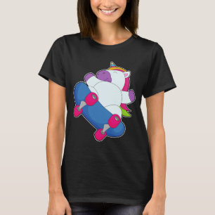 T-shirt Patinage Unicorn