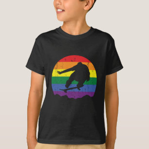 T-shirt Patinage vintage Retro Skateboard