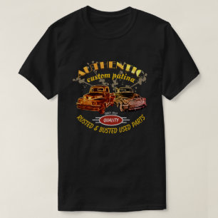 T-shirt Patine faite sur commande authentique d'avant et