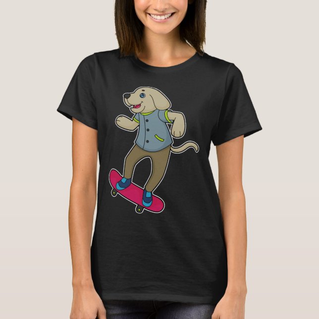 T-shirt Patineur de chiens (Devant)
