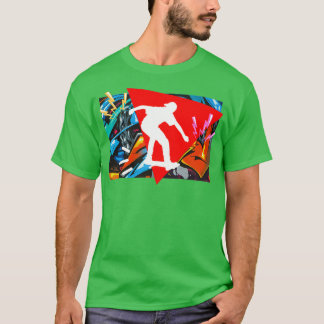 T-shirt Patineur de tonnerre