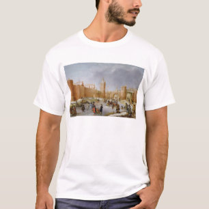 T-shirt Patineurs et joueurs de Kolf en dehors de ville de