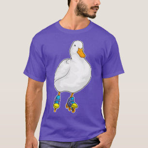 T-shirt Patins à rouleaux pour canard à roues alignées