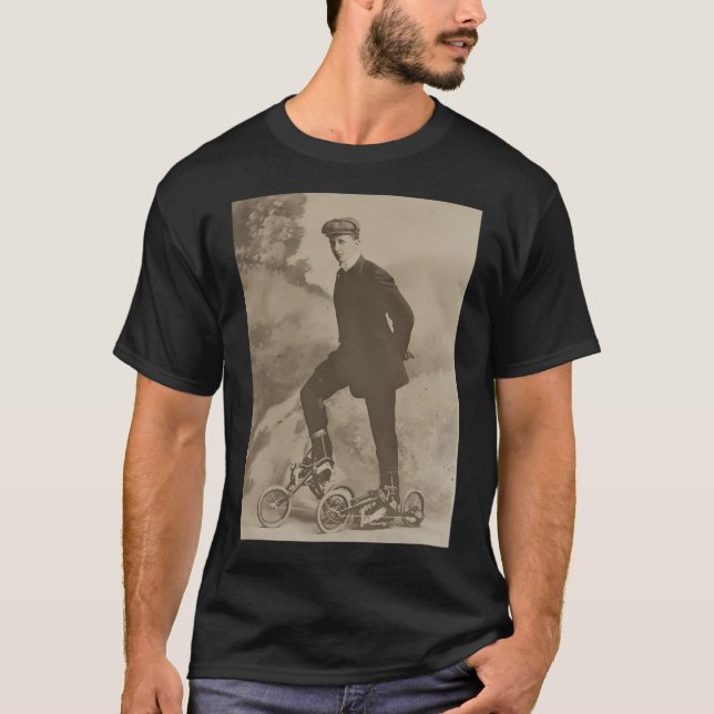 T-shirt Patins à rouleaux vintages (Devant)