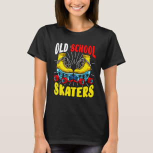 T-shirt Patins à roulettes de l'ancienne école Patins Vint