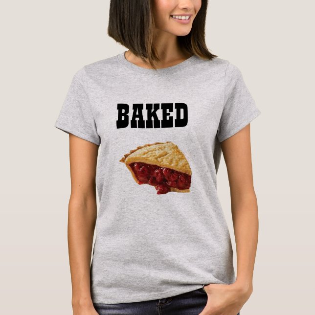 T-shirt pâtisserie à tarte cerrie cuite à la poêle boulang (Devant)