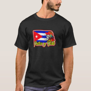 T-shirt Patria Y Vida, Drapeau de Cuba, Crâne cubain, Cuba