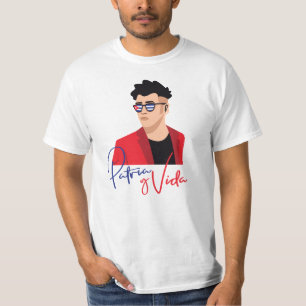 T-shirt Patria y Vida pour hommes cubains modernes