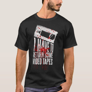 T-shirt Patrick Bateman je dois rendre des bandes vidéo