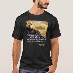 T-shirt Patrick Henry cite
