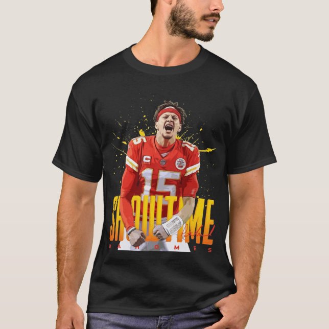 T-shirt Patrick Mahomes retro (Devant)
