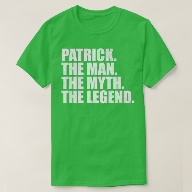 T-shirt Patrick Nom Patrick prénom (Design devant)