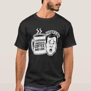 T-shirt Patrie Alimentée Par Café Et Amour