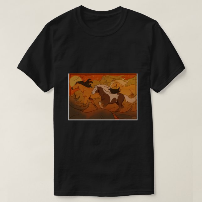T-shirt patrie (étalon spirituel du cimarron) Art Boa (Design devant)