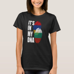 T-shirt Patrimoine Du Drapeau D'ADN Mélangé Bulgare Et Arm
