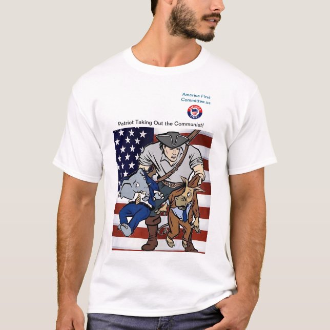 T-shirt Patriot Sortir le communiste ! (Devant)