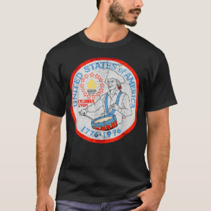 T-shirt Patriote à demi-dollar vintage 1976