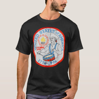 T-shirt Patriote à demi-dollar vintage 1976