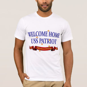 T-shirt Patriote à la maison bienvenu d'USS