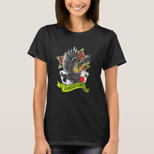 T-shirt Patriote américain tatouage tatouage Aigle Patriot