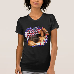 T-shirt Patriote de Basset Hound