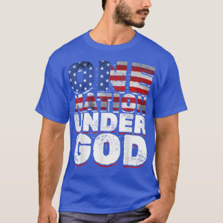 T-shirt Patriotic American US Flag United States Proud 4th