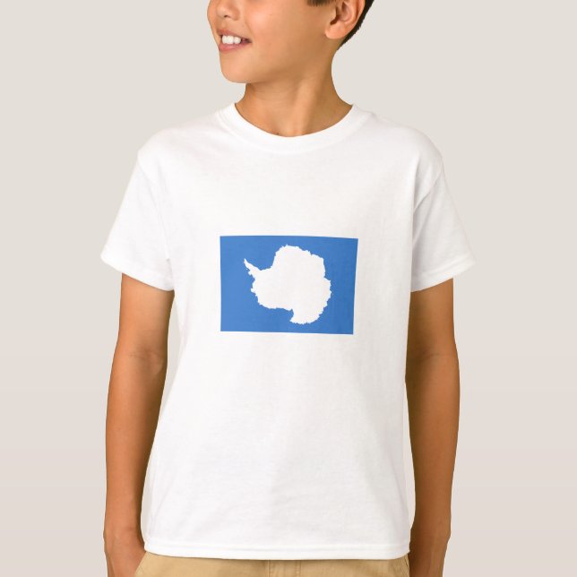 T-shirt Patriotic Antarctica Flag (Devant)