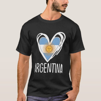T-shirt Patriotic Argentina He Argentinian Flag