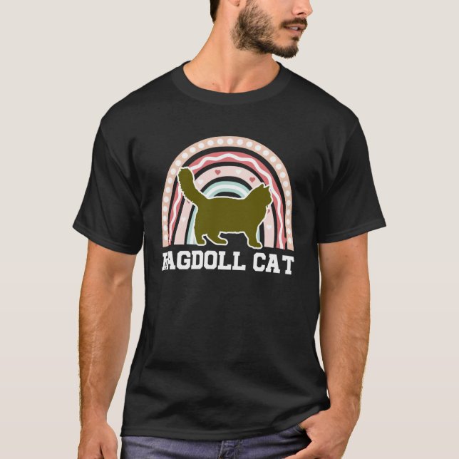 T-shirt patriotic cat ragdoll cat kittens (Devant)
