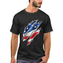 T-shirt Patriotic Clawmarks
