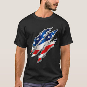 T-shirt Patriotic Clawmarks