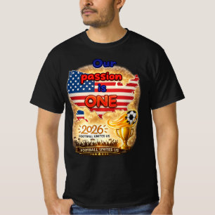 T-shirt Patriotic Football Fan Design