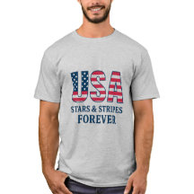 T-shirt Patriotic USA - Drapeau Stars & Stripes
